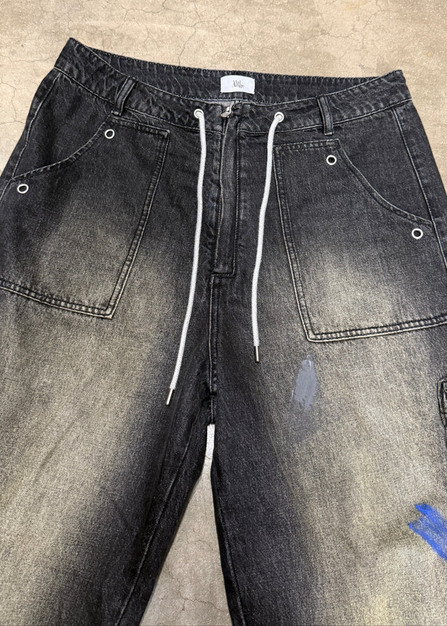 Baggy Denim Cargo - AETHER MalAnge clothing