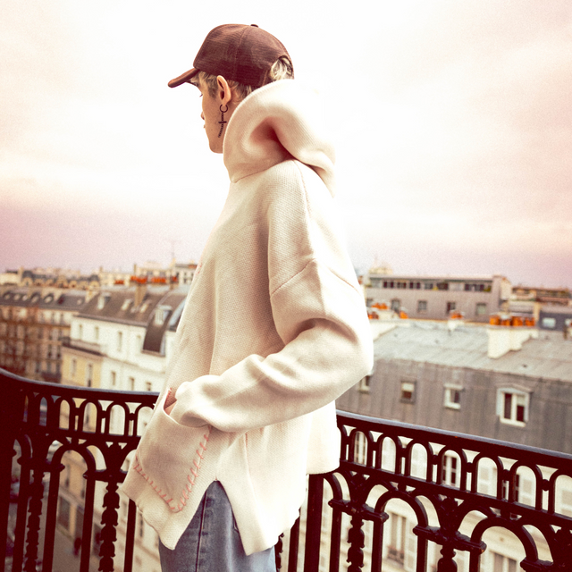 Sweatshirt Tricot Blanc 100% coton - Bubble MalAnge - Paris Streetwear