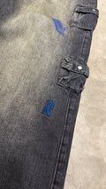 Pantalon Denim Cargo - AETHER MalAnge clothing